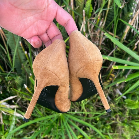 VIA SPIGA | WOMEN PUMPS | CAMEL SUEDE | SIZE 5.5 - Picture 3 of 5